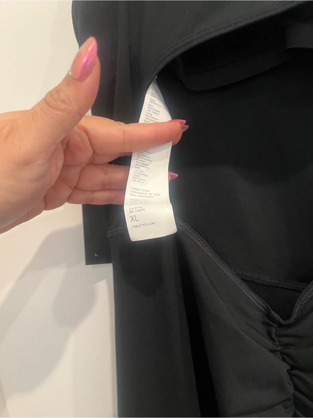 Fabletics Black Double-Strap Jumpsuit - Picture 5 of 5